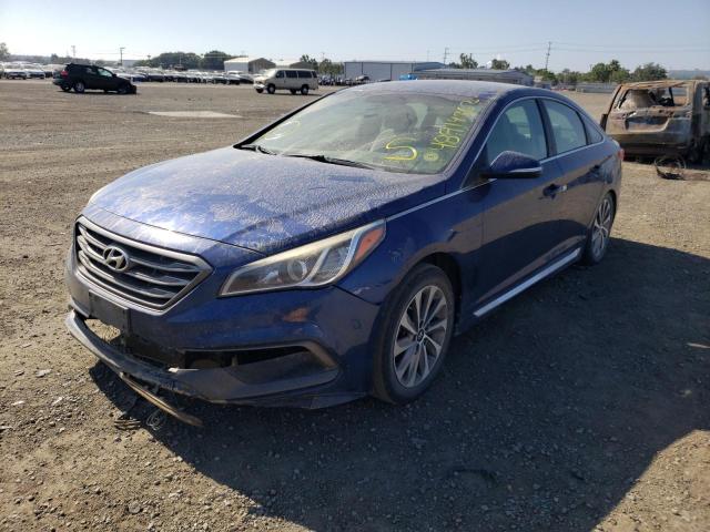 Photo 2 from auction – 2015 HYUNDAI SONATA SPO with VIN 5NPE34AF8FH058988