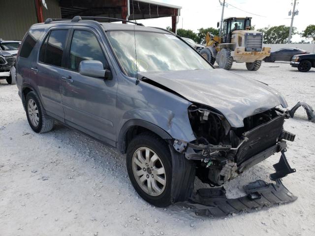 HONDA CR-V SE 2005 with VIN SHSRD78985U308915 - Photo from auction