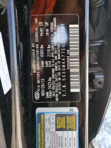 Photo 10 from auction – 2014 KIA OPTIMA LX with VIN 5XXGM4A77EG291981