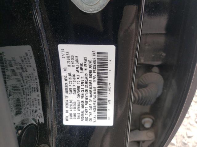 Photo 10 from auction – 2015 HONDA ACCORD EXL with VIN 1HGCR2F87FA238685
