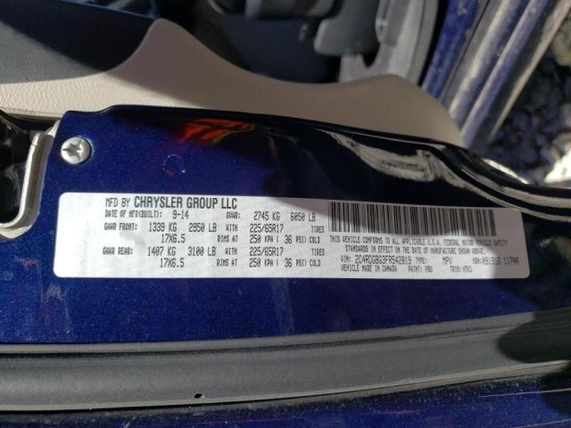 Photo 10 from auction – 2015 DODGE GRAND CARA with VIN 2C4RDGBG3FR542819