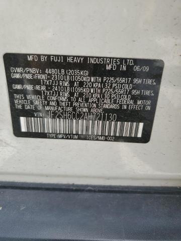 Photo 10 from auction – 2010 SUBARU FORESTER 2 with VIN JF2SH6CC2AH721130