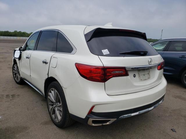 Photo 3 from auction – 2017 ACURA MDX TECHNO with VIN 5FRYD4H53HB037229