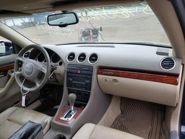 Photo 9 from auction – 2005 AUDI A4 QUATTRO with VIN WAUDT48H35K016342