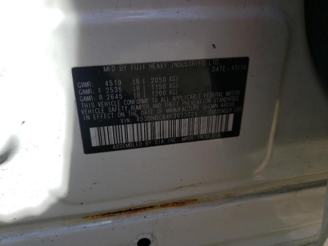Photo 10 from auction – 2015 SUBARU LEGACY 2.5 with VIN 4S3BNBC64F3033029