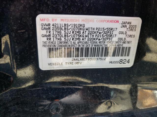 Photo 10 from auction – 2005 MITSUBISHI OUTLANDER with VIN JA4LX81F65U037512