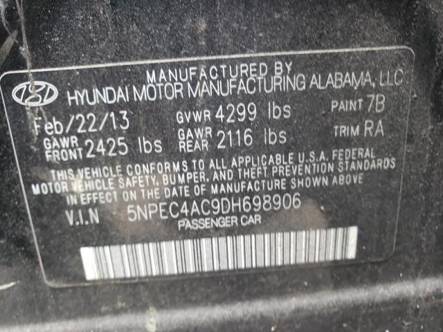 Photo 10 from auction – 2013 HYUNDAI SONATA SE with VIN 5NPEC4AC9DH698906