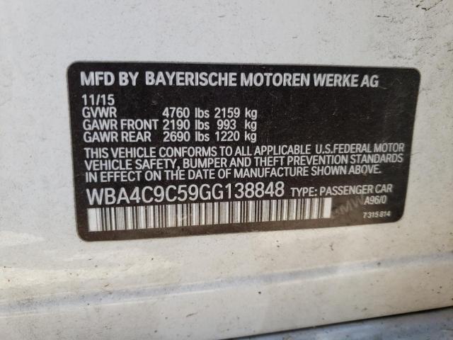 Photo 10 from auction – 2016 BMW 428 XI GRA with VIN WBA4C9C59GG138848