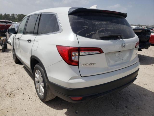 Photo 3 from auction – 2021 HONDA PILOT LX with VIN 5FNYF5H10MB006593