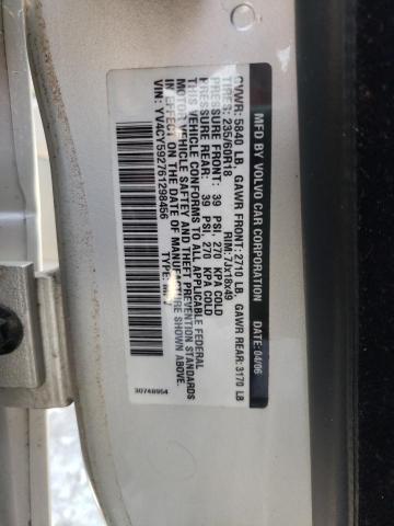 Photo 10 from auction – 2006 VOLVO XC90 with VIN YV4CY592761298456