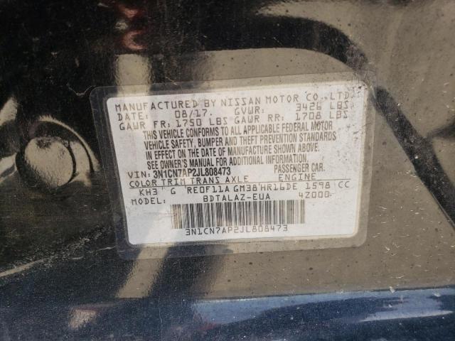 Photo 10 from auction – 2018 NISSAN VERSA S with VIN 3N1CN7AP2JL808473