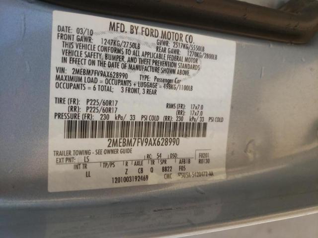Photo 10 from auction – 2010 MERCURY GRAND MARQ with VIN 2MEBM7FV9AX628990