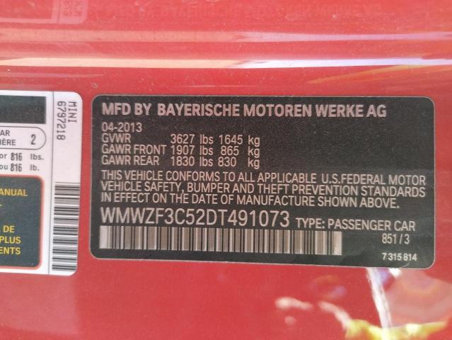 Photo 10 from auction – 2013 MINI COOPER CLU with VIN WMWZF3C52DT491073