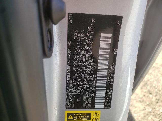 Photo 10 from auction – 2014 LEXUS RX350 with VIN 2T2BK1BA0EC246702
