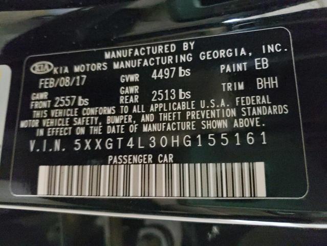Photo 10 from auction – 2017 KIA OPTIMA LX with VIN 5XXGT4L30HG155161