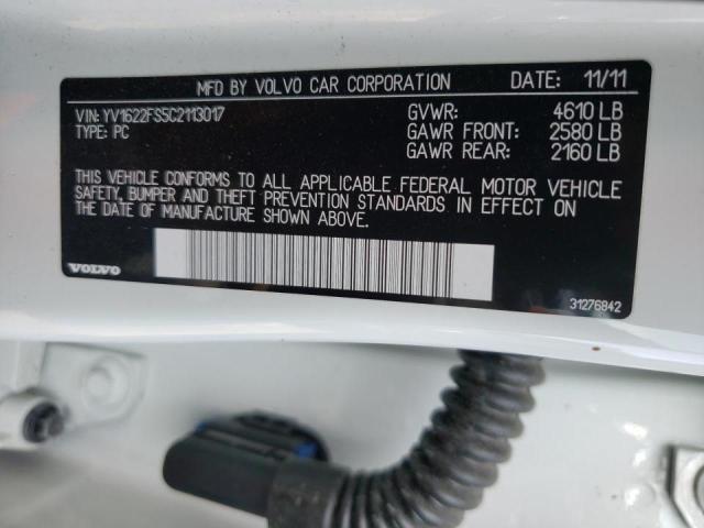 Zdjęcie 10 z aukcji – 2012 VOLVO S60 T5 z VIN YV1622FS5C2113017