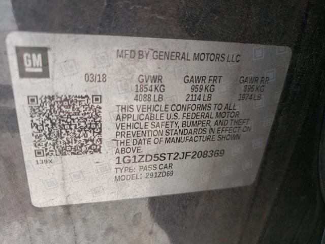 Photo 10 from auction – 2018 CHEVROLET MALIBU LT with VIN 1G1ZD5ST2JF208369