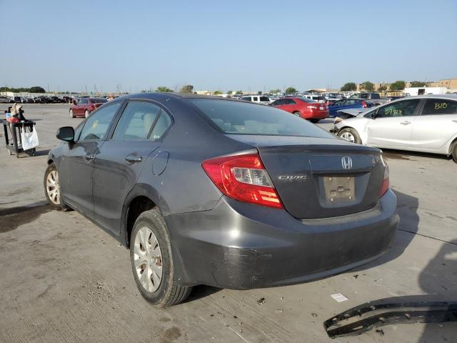 Photo 3 from auction – 2012 HONDA CIVIC LX with VIN 2HGFB2F54CH606616