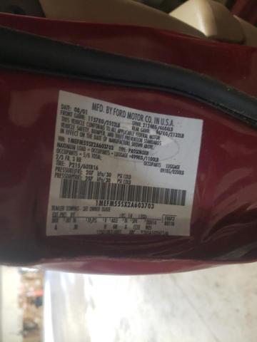 Photo 10 from auction – 2002 MERCURY SABLE LS P with VIN 1MEFM55SX2A603703