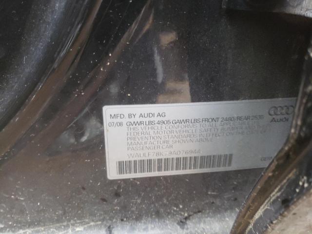 Photo 10 from auction – 2009 AUDI A4 2.0T QU with VIN WAULF78K79A076944