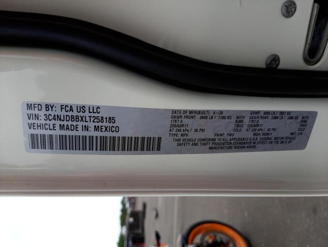 Photo 10 from auction – 2020 JEEP COMPASS LA with VIN 3C4NJDBBXLT258185
