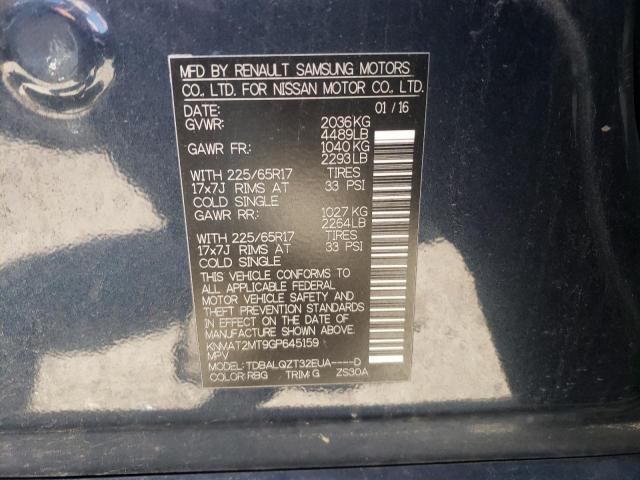 Photo 10 from auction – 2016 NISSAN ROGUE S with VIN KNMAT2MT9GP645159