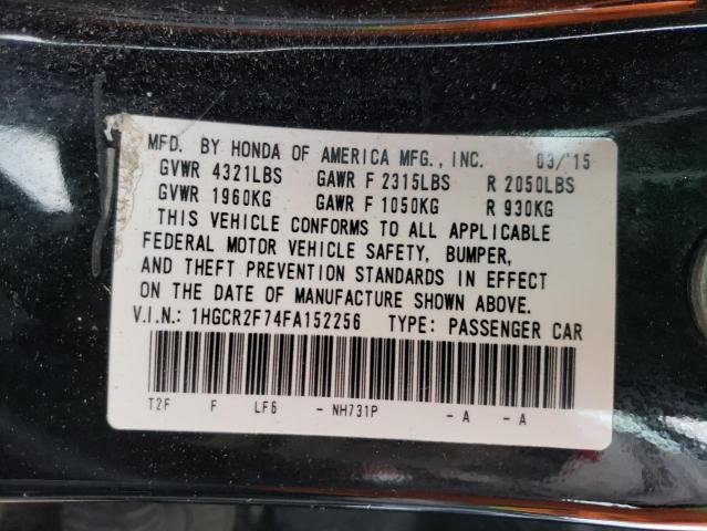 Photo 10 from auction – 2015 HONDA ACCORD EX with VIN 1HGCR2F74FA152256