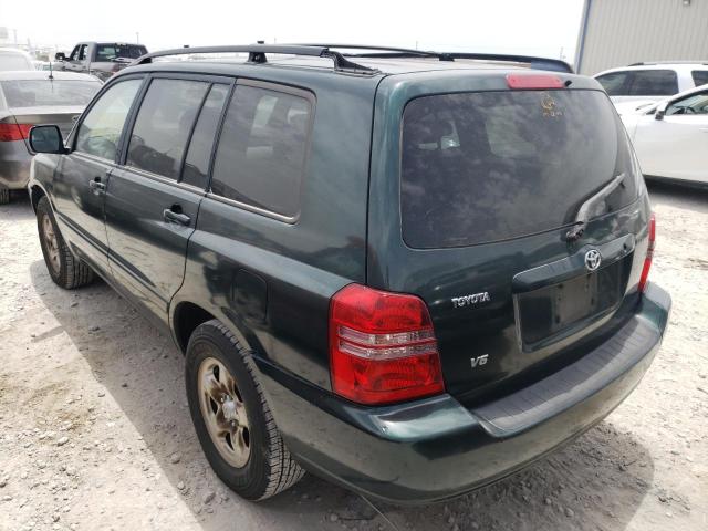 Photo 3 from auction – 2001 TOYOTA HIGHLANDER with VIN JTEGF21A710010005