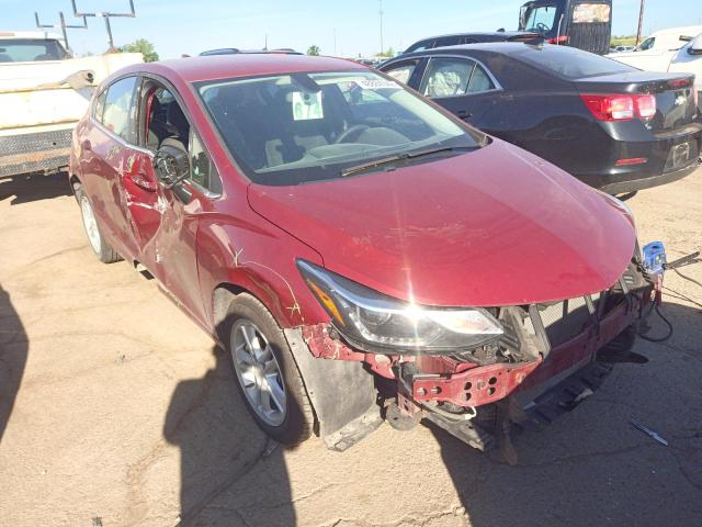 CHEVROLET CRUZE LT 2018 with VIN 3G1BE6SM0JS521588 - Photo from auction