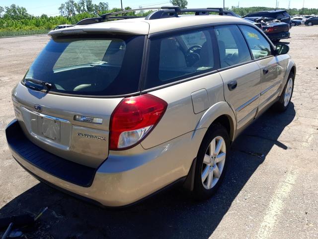 Photo 4 from auction – 2008 SUBARU OUTBACK 2. with VIN 4S4BP61C187329191