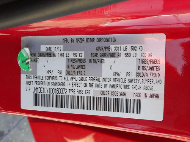 Photo 10 from auction – 2013 MAZDA MAZDA2 with VIN JM1DE1LY1D0160372