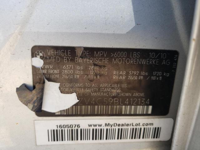Photo 10 from auction – 2011 BMW X5 XDRIVE3 with VIN 5UXZV4C59BL412134