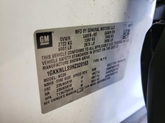 Photo 10 from auction – 2017 GMC ACADIA SLE with VIN 1GKKNLLS9HZ320163