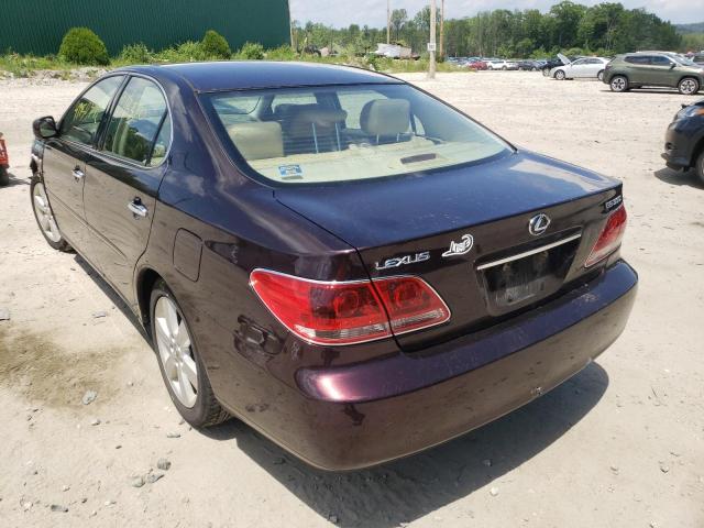 Photo 3 from auction – 2006 LEXUS ES 330 with VIN JTHBA30G065146090