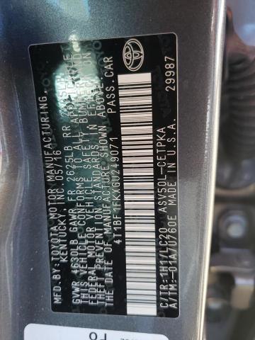 Photo 10 from auction – 2016 TOYOTA CAMRY LE with VIN 4T1BF1FKXGU249071