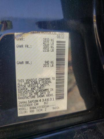 Photo 10 from auction – 2013 NISSAN ALTIMA 2.5 with VIN 1N4AL3AP1DN434631