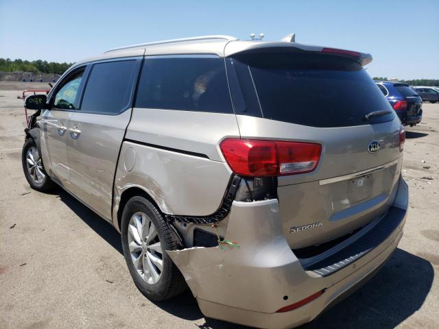 Photo 3 from auction – 2016 KIA SEDONA EX with VIN KNDMC5C1XG6169122