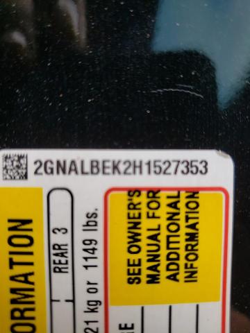 Photo 10 from auction – 2017 CHEVROLET EQUINOX LS with VIN 2GNALBEK2H1527353