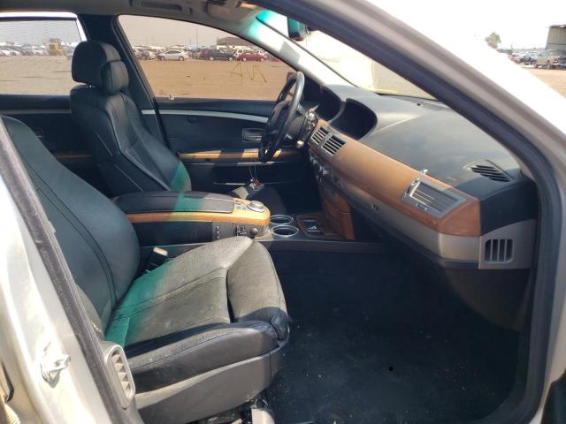 Photo 5 from auction – 2006 BMW 750 LI with VIN WBAHN83566DT61306