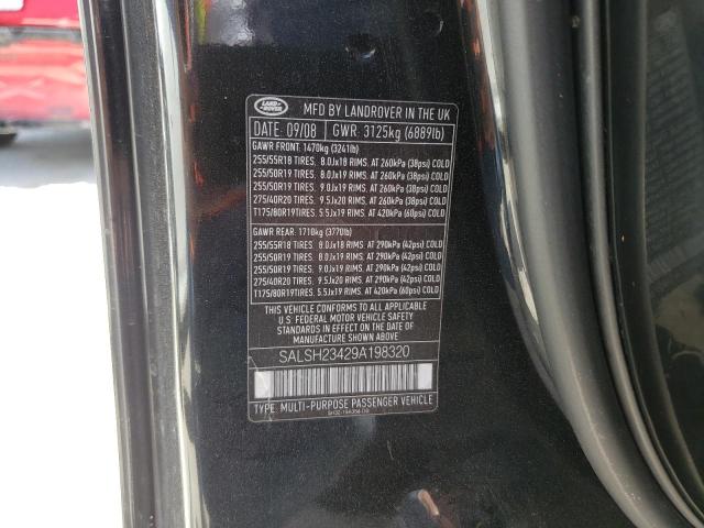 Photo 10 from auction – 2009 LAND ROVER RANGE ROVE with VIN SALSH23429A198320