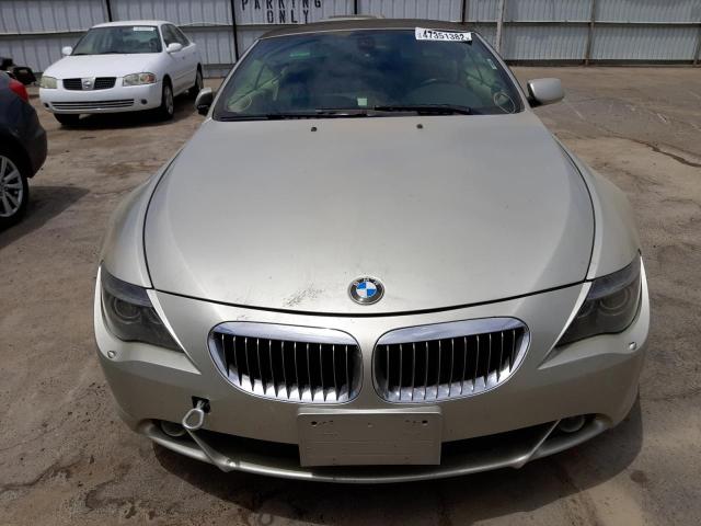 Photo 9 from auction – 2004 BMW 645 CI AUT with VIN WBAEK73454B322826