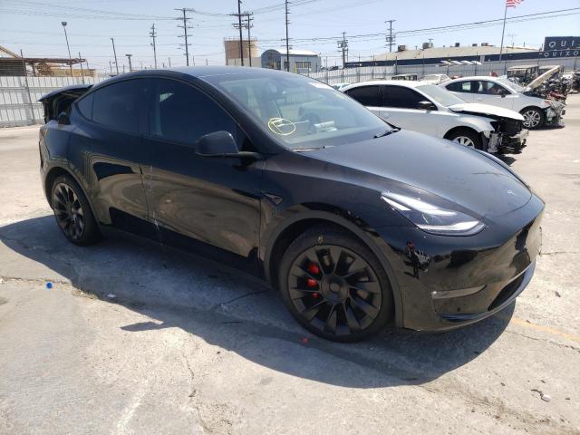 TESLA MODEL Y 2022 with VIN 7SAYGDEF0NF346502 - Photo from auction