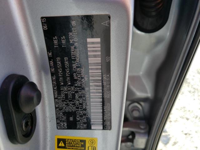 Фото 10 с аукциона – 2015 TOYOTA HIGHLANDER с VIN 5TDDKRFH1FS183718
