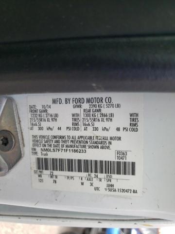 Photo 10 from auction – 2015 FORD TRANSIT CO with VIN NM0LS7F71F1186233