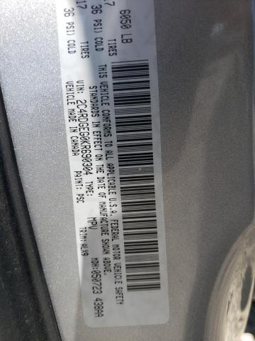 Photo 10 from auction – 2019 DODGE GRAND CARA with VIN 2C4RDGEG0KR690304