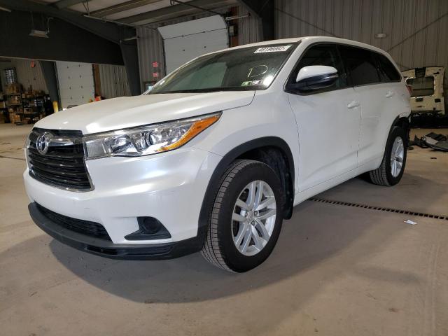 Photo 2 from auction – 2014 TOYOTA HIGHLANDER with VIN 5TDBKRFH8ES069575
