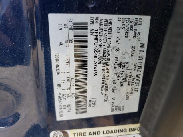 Photo 10 from auction – 2008 FORD EXPEDITION with VIN 1FMFU18548LA74158