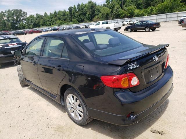 Photo 3 from auction – 2009 TOYOTA COROLLA BA with VIN 2T1BU40E69C116726