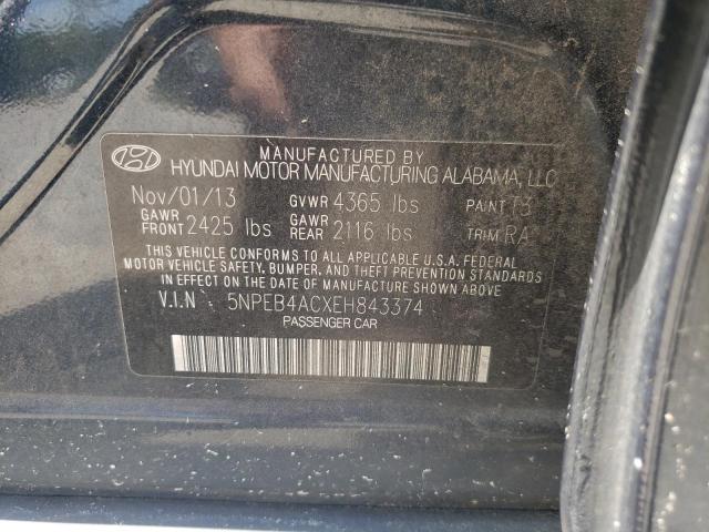 Photo 10 from auction – 2014 HYUNDAI SONATA GLS with VIN 5NPEB4ACXEH843374