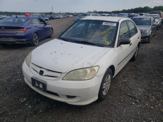Photo 2 from auction – 2005 HONDA CIVIC with VIN 2HGES16335H628436